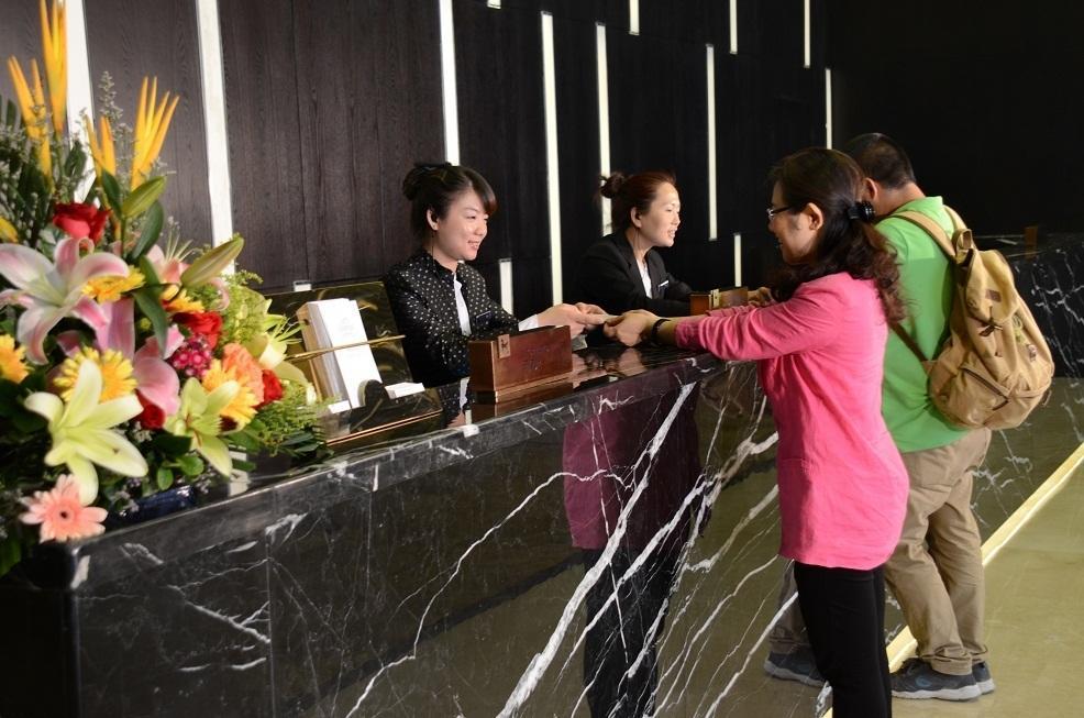 Dongguan Junyue Hotel Rum bild